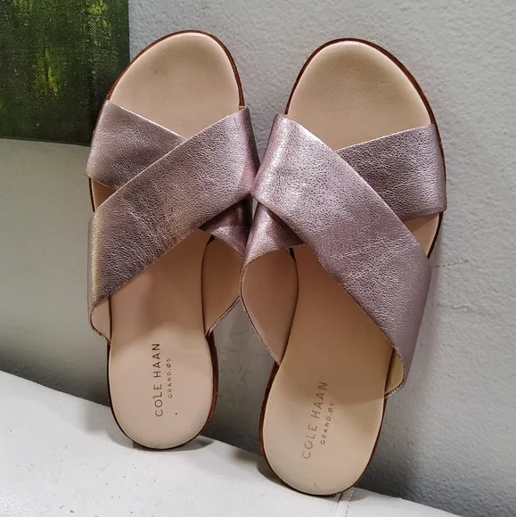 Cole Haan Anika Flat Criss-cross Sandals Size 6,5 - Picture 4 of 7